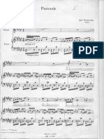 Strawinskij Igor - Pastorale - Voce Pianoforte PDF