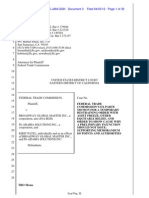 12-cv-00855-JAM-GGH  Federal Trade Commission’s Ex Parte Motion for a Temporary Restraining Order With Asset Freeze