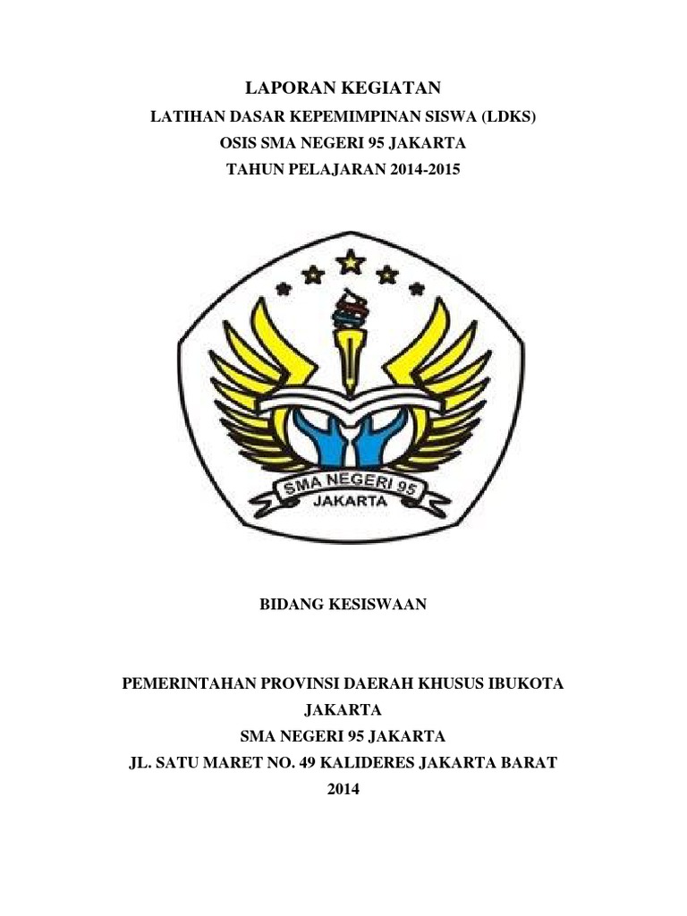 Laporan Kegiatan Ldks 2014 Pdf