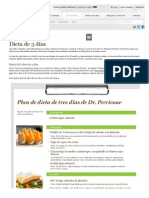 Dieta de 3 Días PDF