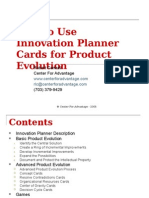 Innovation Planner For Product Development