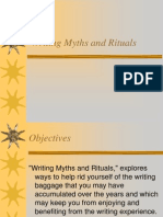 Writing Myths and Rituals 