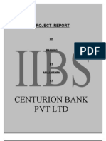 Project on Centurion Bank