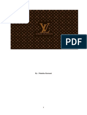 Louis Vuitton, PDF, Swot Analysis