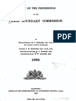 1896 Report On The Proceedings of The Pamir Boundary Commission by Gerard & Holdich S