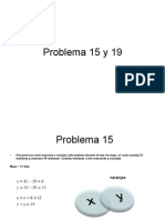 Problema 15 y 19