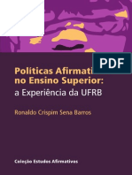 LIVRO POLÍTICAS AFIRMATIVAS  NO ENSINO SUPERIOR-  A EXPERIÊNCIA DA UFRB.pdf