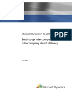 Setting Up Intercompany For Intracompany Direct Delivery PDF