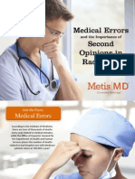 Medical Errors and The Importance of Second Opinions in Radiology