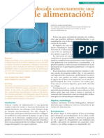 Colocación SNG Alimentación Rol PDF