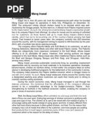 Mang inasal marketing research image