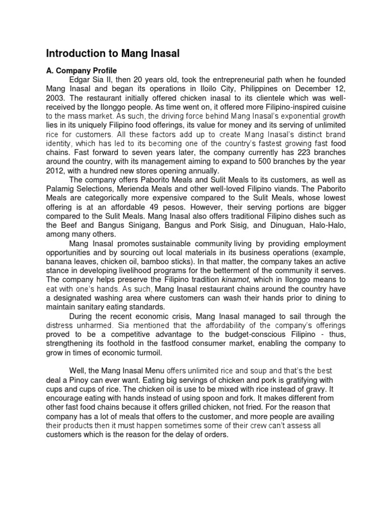 Mang inasal chicken picture