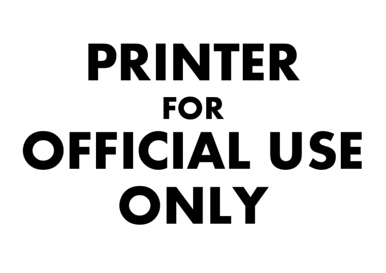Printer | PDF