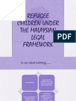 Refugee Children Under the Malaysian Legal Framework
