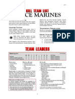 Kill Team List - Space Marines v3.2