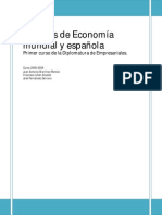 Apuntes de Economía Mundial y Española.