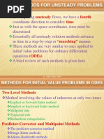 methods for unsteady problem