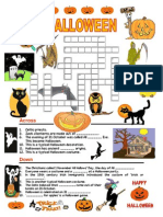 0 Halloween Crossword 6 7 8th Form PDF
