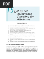 Lot Acceptance Sampling Plan