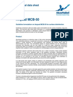 AkzoNobel Arquad MCB-50 Guideline Formulation For Surface Disinfection