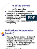 surgery of the thyroid