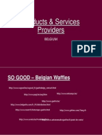 Belgian Waffle Providers and Products Services