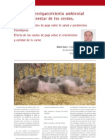 Cría y Salud 28 - 56-63 - Efecto Del Enriquecimiento Ambiental Sobre El Bienestar de Los Cerdos