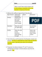 earthquake guided notes