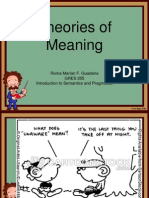 Theories of Meaning