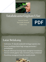 Tatalaksana Gigitan Ular