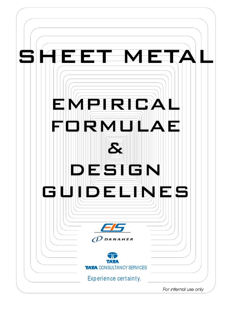 Sheet Metal PDF Crafts Procedural Knowledge