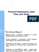 Financial Statements, Cash Flow, And Taxes