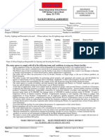 Klein ISD Rental Form For School Facilities