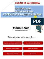 Auditoria de Compras e Dívidas a Pagar