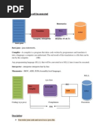 How JAVA Programs Will Be Executed: Mnemonics