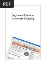 Download Beginners Guide to Corporate Blogging by kerby SN243115 doc pdf