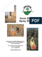 Sonic Bloom Spray Manual: Dan Carlson Scientific Enterprises, Inc