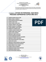 Inscripciones 2015 - Listas PDF