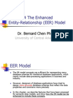 Chapter 4 The Enhanced Entity-Relationship (EER) Model: Dr. Bernard Chen PH.D