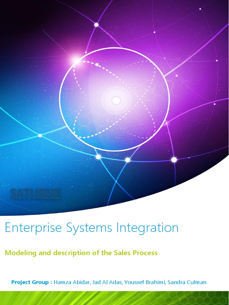 Enterprise Systems Integration | PDF | Use Case | Sales