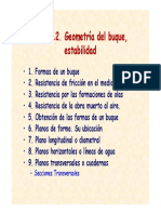 Geometría Del Buque y Estabilidad - PRESENT PDF