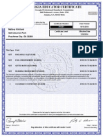 Kirkland Teaching Certificate