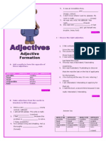 Adjective Formation 2013