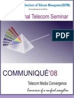 XII National Telecom Seminar: Communiqu É