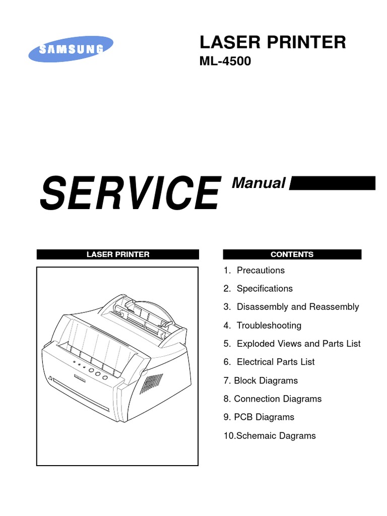 Samsung SVC4500 Service Manual | PDF | Electrostatic Discharge ...