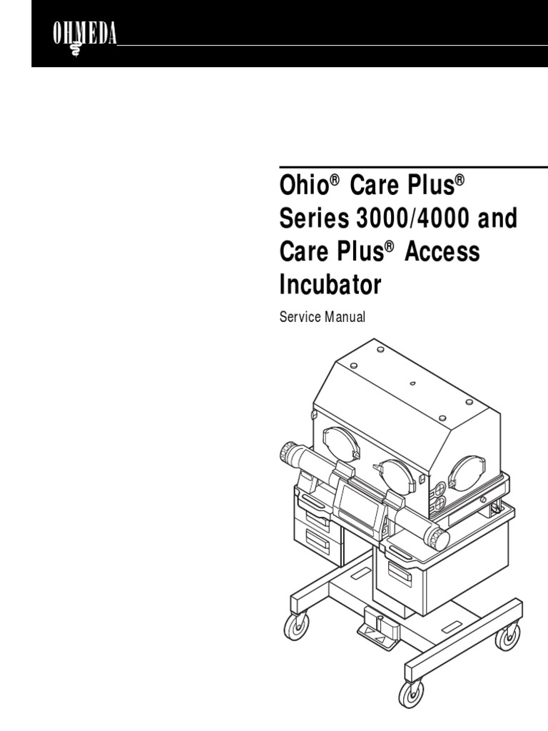 Ohmeda Ohio Care Plus Incubator Manual