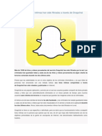 13GB de Fotos Íntimas Han Sido Filtradas A Través de Snapchat PDF