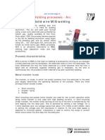 Welding Processes - Arc: Solid Wire MIG Welding