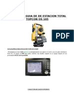 Guia Rapida Estacion Total TOPCON OS-105 REPLANTEO.doc