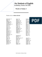 Volume 3 Intermediate Vocabulary